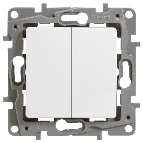 Legrand Etika Бел. Перекл. 2кл. (механизм) (672212)