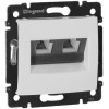 Legrand Valena белый Розетка телефон.2-ая RJ11 (механизм) 774439