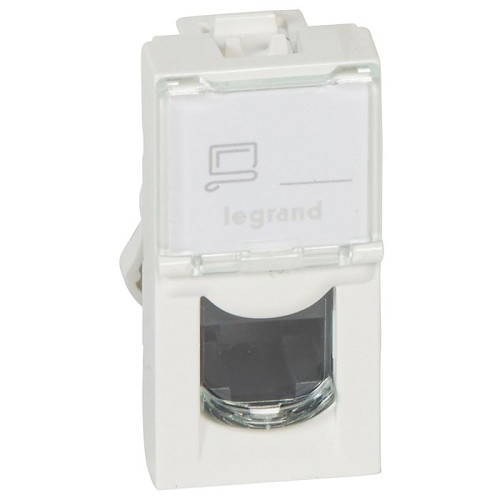 Mosaic Розетка компьютерная. RJ45 1мод. кат.5 (076551)