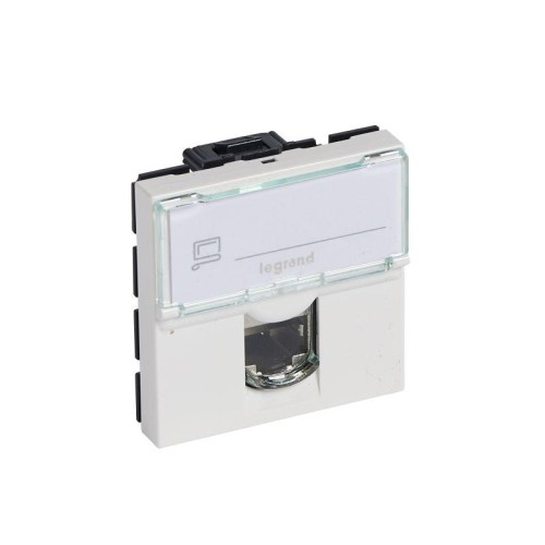 Leg 076554 Розетка компьютерная (механизм) Mosaic RJ45 2мод. кат.5е