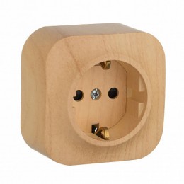 Legrand Quteo Сосна Розетка с/з 782271
