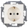 Simon15 Беж. Розетка с/з 16А винт.заж.