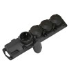 Колодка 4 Гн Евро 16А, 250в IP44 каучук Р16-467 (Беларусь)