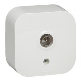 Legrand Quteo Бел Розетка TV 782215