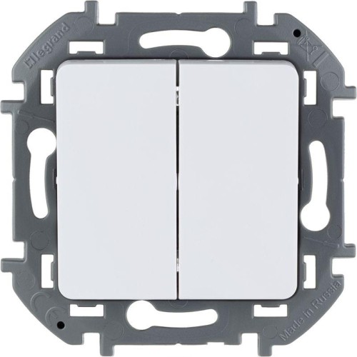 Legrand INSPIRIA Белый Выключатель 2-кл. (механизм) 10А (673620)
