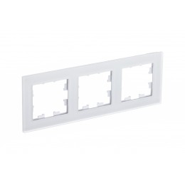 SE AtlasDesign Nature Матовое стекло белый рамка 3-я ATN330103