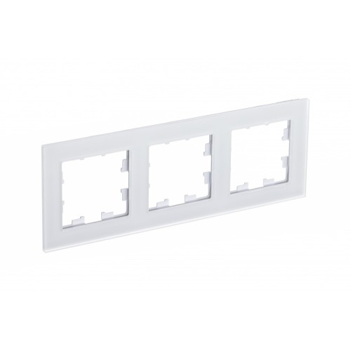 SE AtlasDesign Nature Матовое стекло белый рамка 3-я ATN330103